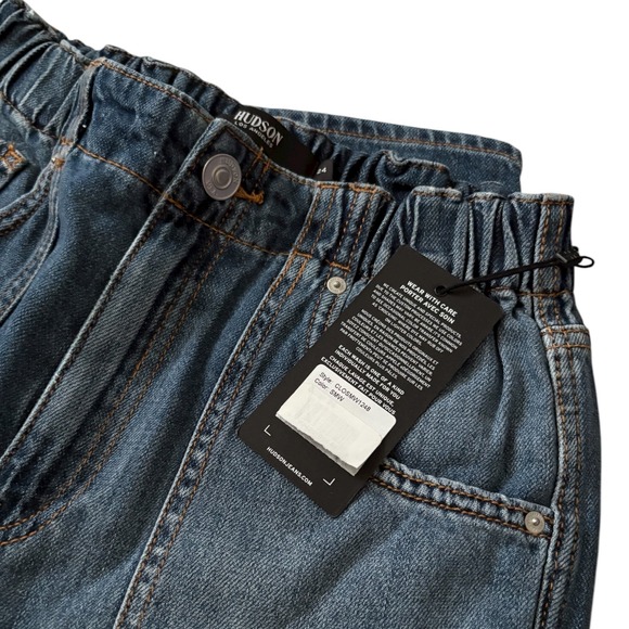 Hudson NWT Remi High Rise Straight Ankle Jeans Size 24 - Picture 5 of 9